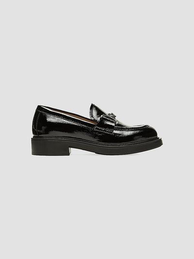 La Canadienne Women's Celine 35MM Horse-bit Patent Leather Loafers