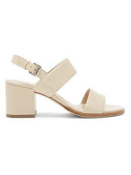 La Canadienne Women's Flemming 60MM Leather Block-Heel Sandals