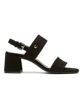 La Canadienne Women's Flemming Suede Block-Heel Sandals