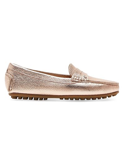 La Canadienne Women's Pilar Metallic Leather Loafers