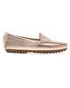 La Canadienne Women's Pilar Metallic Leather Loafers - 7