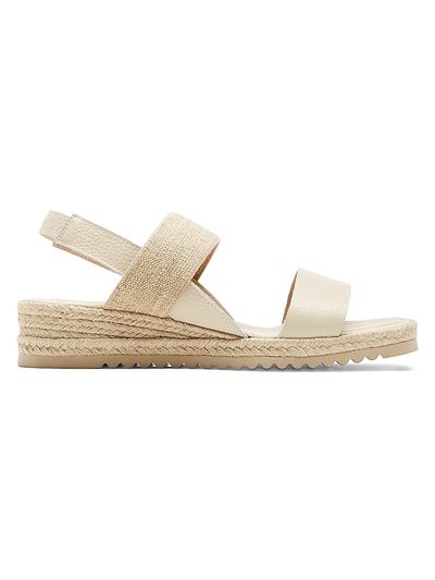 La Canadienne Women's Rowena 40MM Leather Espadrille Sandals
