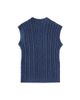 La Coqueta La Coqueta Alvaro cable-knit virgin wool sweater vest - 2