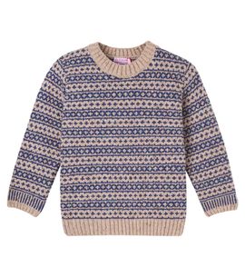 La Coqueta La Coqueta Austen Fair Isle wool-blend sweater