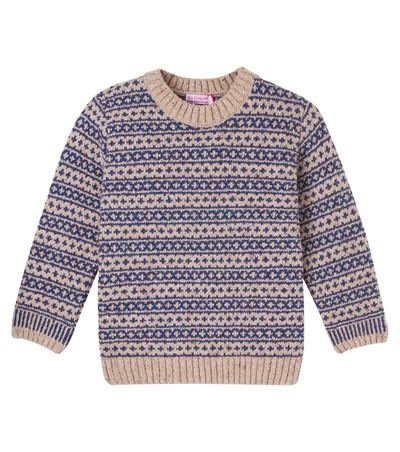 La Coqueta La Coqueta Austen Fair Isle wool-blend sweater