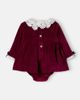 La Coqueta La Coqueta Baby Antonella cotton velvet dress and bloomers set - 2