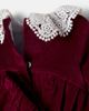 La Coqueta La Coqueta Baby Antonella cotton velvet dress and bloomers set - 3