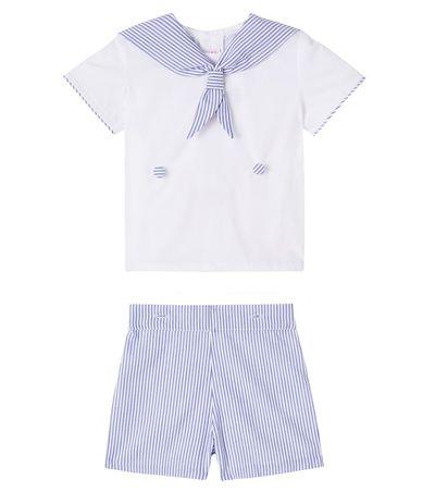La Coqueta La Coqueta Baby Antonio cotton T-shirt and shorts set