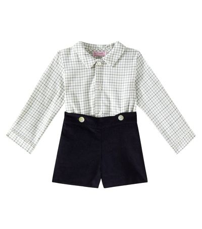 La Coqueta La Coqueta Baby Arlo cotton top and shorts set