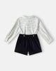 La Coqueta La Coqueta Baby Arlo cotton top and shorts set - 2