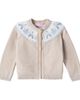 La Coqueta La Coqueta Baby Aubrey intarsia cotton cardigan - 1