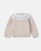 La Coqueta La Coqueta Baby Aubrey intarsia cotton cardigan - 2