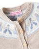 La Coqueta La Coqueta Baby Aubrey intarsia cotton cardigan - 3