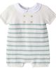 La Coqueta La Coqueta Baby Clavel striped cotton onesie - 1