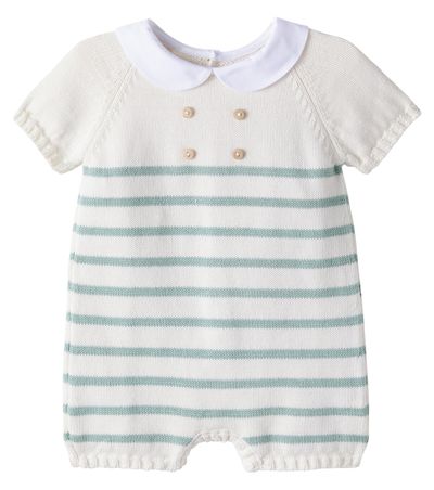 La Coqueta La Coqueta Baby Clavel striped cotton onesie
