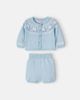 La Coqueta La Coqueta Baby Cordero cardigan and shorts set - 4