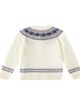 La Coqueta La Coqueta Baby Fair Isle wool-blend cardigan - 2