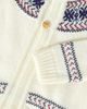 La Coqueta La Coqueta Baby Fair Isle wool-blend cardigan - 3