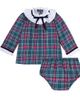 La Coqueta La Coqueta Baby Flora cotton-blend dress and bloomers set - 1