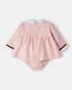 La Coqueta La Coqueta Baby Garcia bow-detail cotton top and bloomers set - 2
