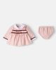 La Coqueta La Coqueta Baby Garcia bow-detail cotton top and bloomers set - 4