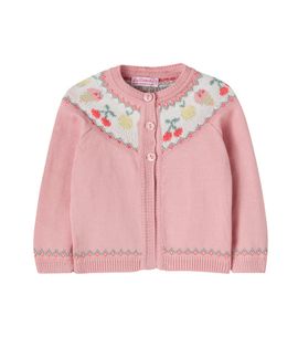 La Coqueta La Coqueta Baby Helado cotton cardigan