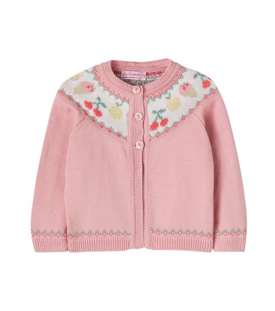 La Coqueta La Coqueta Baby Helado cotton cardigan