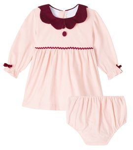 La Coqueta La Coqueta Baby Julieta dress and bloomers set