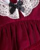 La Coqueta La Coqueta Baby lace-trimmed velvet dress and bloomers set - 3