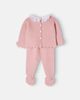 La Coqueta La Coqueta Baby Leonor wool sweater and footed pants set - 2
