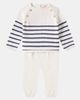 La Coqueta La Coqueta Baby Monda cotton sweater and pants set - 2