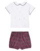 La Coqueta La Coqueta Baby Pablo set of cotton blouse and shorts - 4