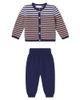La Coqueta La Coqueta Baby Pinto striped cardigan and pants set - 1