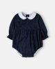 La Coqueta La Coqueta Baby Senna plaid cotton romper - 1