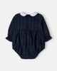 La Coqueta La Coqueta Baby Senna plaid cotton romper - 2