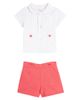 La Coqueta La Coqueta Baby Victor shirt and shorts set - 1