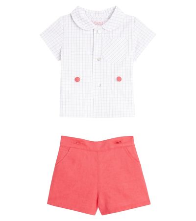 La Coqueta La Coqueta Baby Victor shirt and shorts set