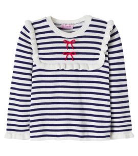 La Coqueta La Coqueta Candela striped cotton sweater