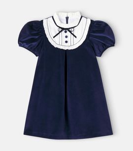 La Coqueta La Coqueta Clara cotton velvet dress