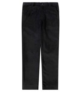 La Coqueta La Coqueta Elio cotton velvet straight pants