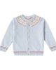 La Coqueta La Coqueta Fair Isle wool-blend cardigan - 1