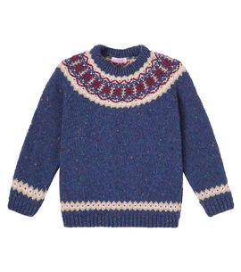 La Coqueta La Coqueta Fair Isle wool-blend sweater