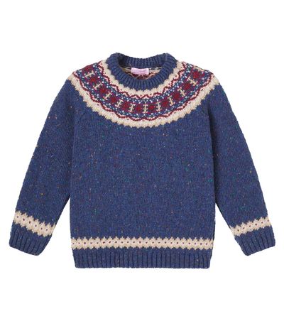 La Coqueta La Coqueta Fair Isle wool-blend sweater