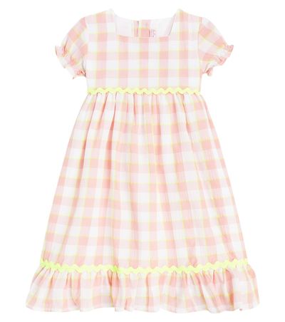 La Coqueta La Coqueta Gabrielle checked cotton dress