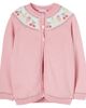 La Coqueta La Coqueta Helado intarsia cotton cardigan - 1