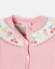 La Coqueta La Coqueta Helado intarsia cotton cardigan - 3