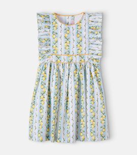 La Coqueta La Coqueta Limon printed cotton dress