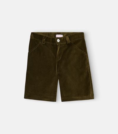 La Coqueta La Coqueta Lucas cotton velvet shorts