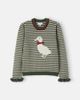 La Coqueta La Coqueta Matilde striped wool-blend sweater - 1