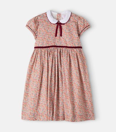 La Coqueta La Coqueta Melina bow-detail floral cotton dress